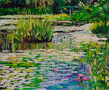 Homenaje a las ninfeas de Claude Monet - Sergio Caffarena